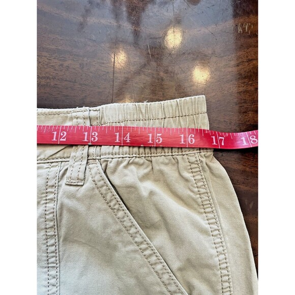 NWT H&M Divided Woman's Light Beige Canvas Cargo Pants Size 8 - Picture 9 of 10
